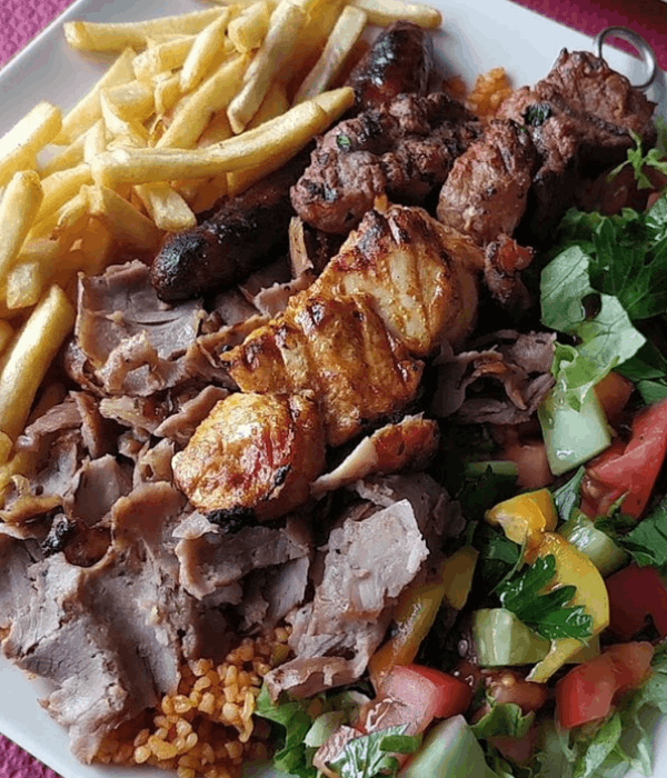 Assiette kebab